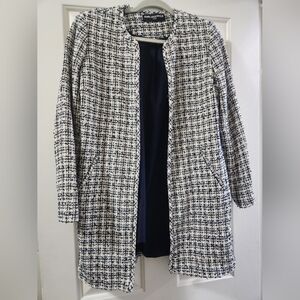 Karl Lagerfeld Black and White Blazer Timeless Style